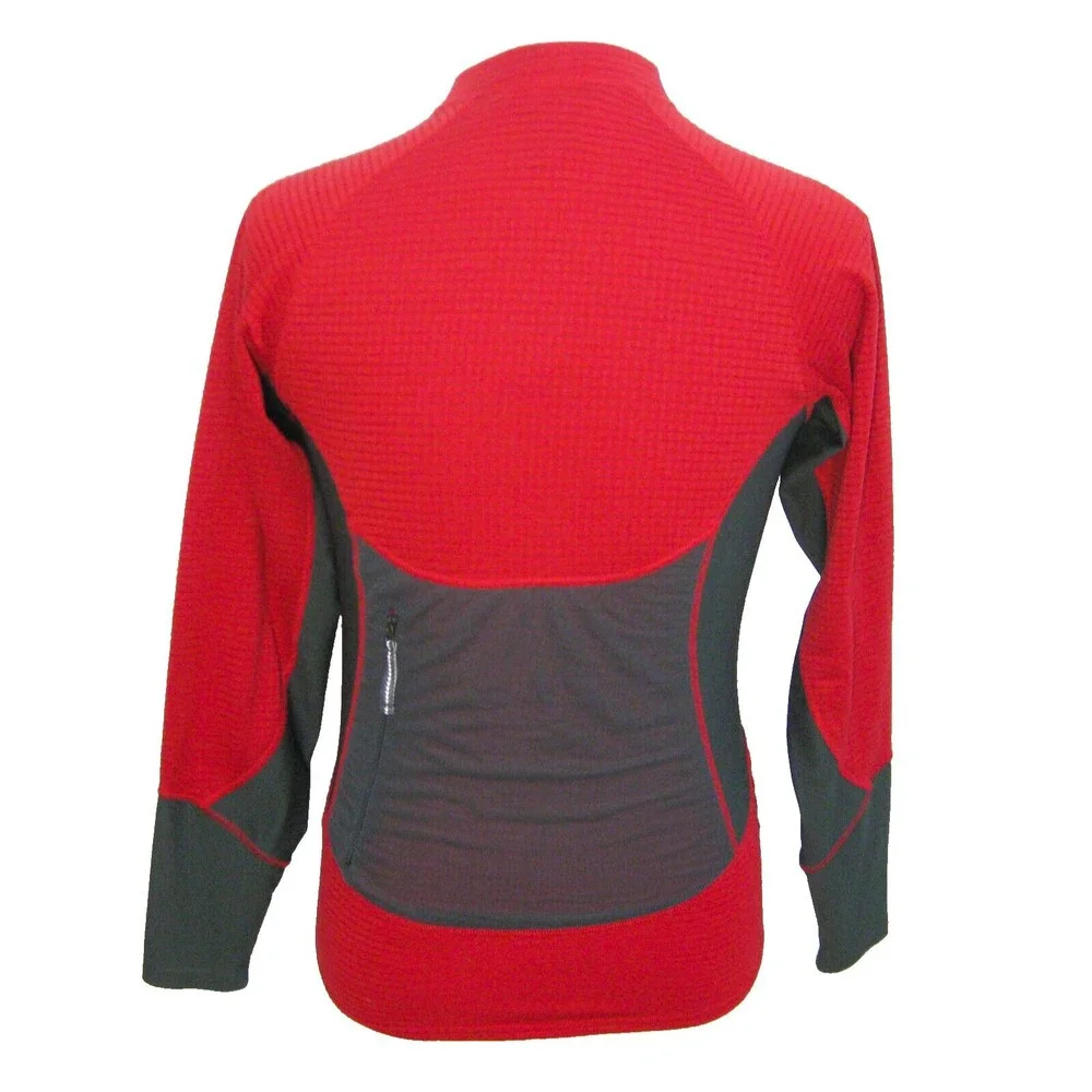 NIKE Sphere ACG Men's (Size Medium) Red Long Sleeve Athletic 3/4 Zip Shirt Top